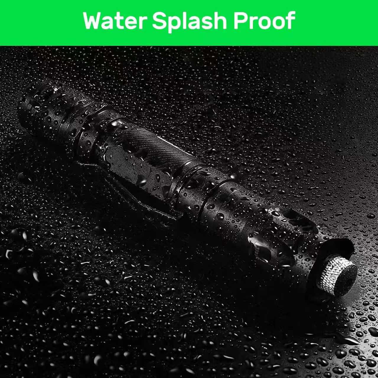 Rechargeable Green Laser Pointer - High Power, Long Range Laser with One-Touch Switch, Tactical Laser with Protective Case